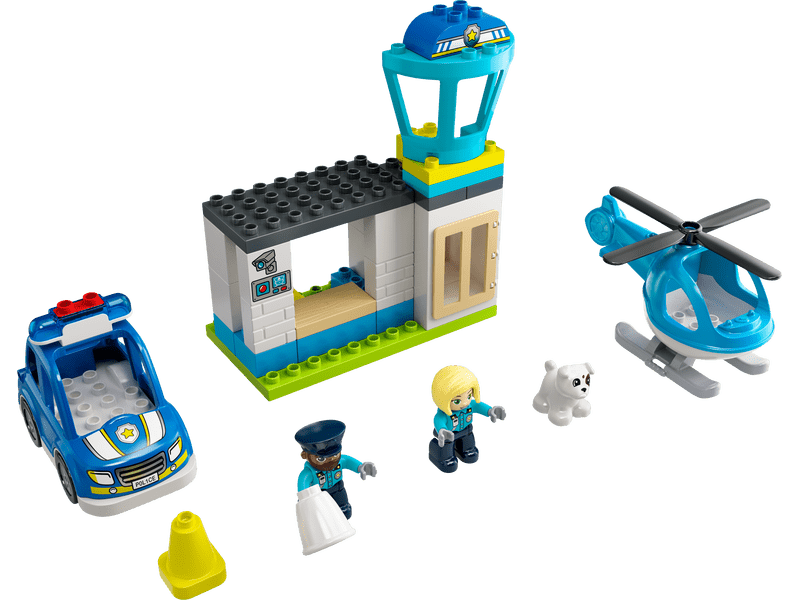 LEGO® DUPLO® Rendőrkapitányság és helikopter (10959)