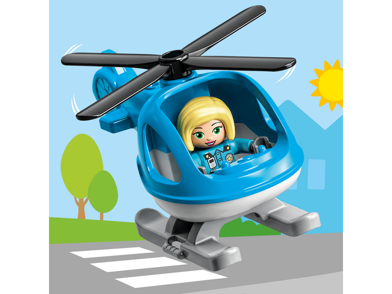LEGO® DUPLO® Rendőrkapitányság és helikopter (10959)