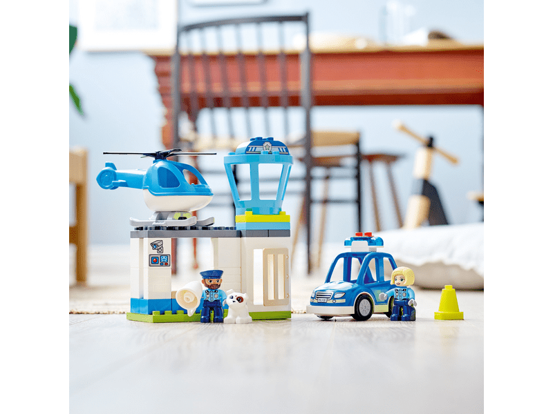 LEGO® DUPLO® Rendőrkapitányság és helikopter (10959)