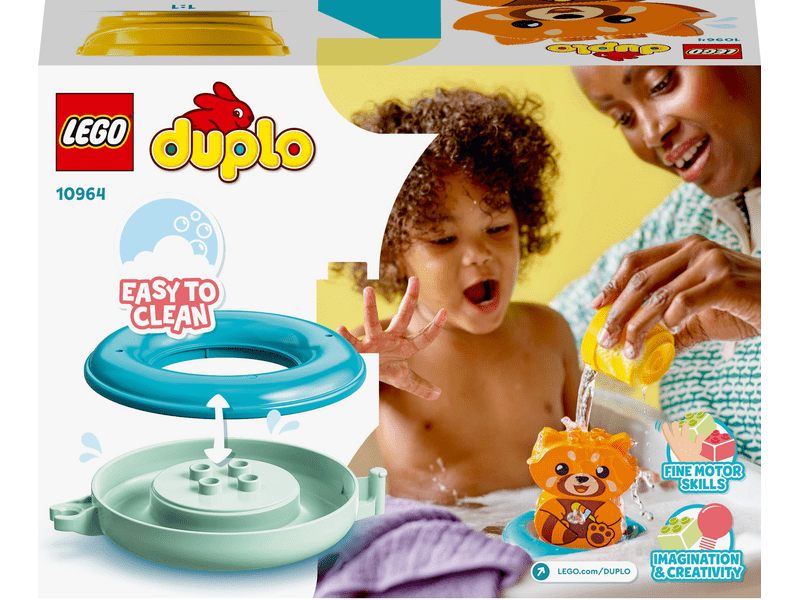 LEGO® DUPLO® Vidám fürdetéshez: úszó vörös panda (10964)