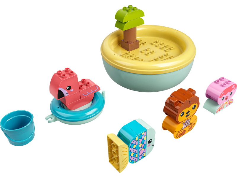 LEGO DUPLO Vidám fürd:úszó állatos szig