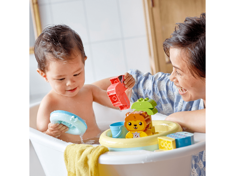 LEGO® DUPLO® Vidám fürdetéshez: úszó állatos sziget (10966)