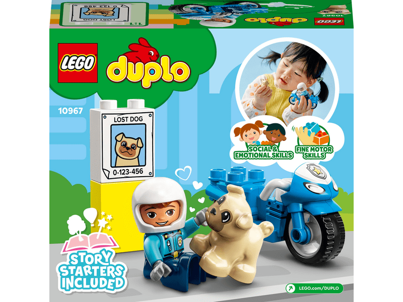 LEGO® DUPLO® policijski motocikl (10967)
