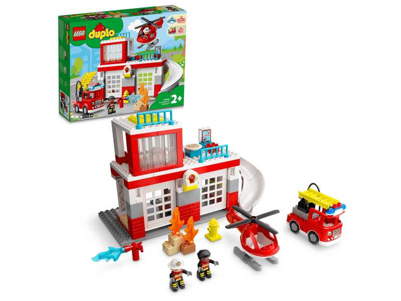 LEGO® DUPLO® Tűzoltóállomás és helikopter (10970)