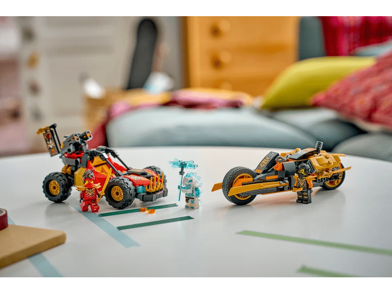 LEGO® Ninjago® Kai és Cole kombinálható járművei (71864)