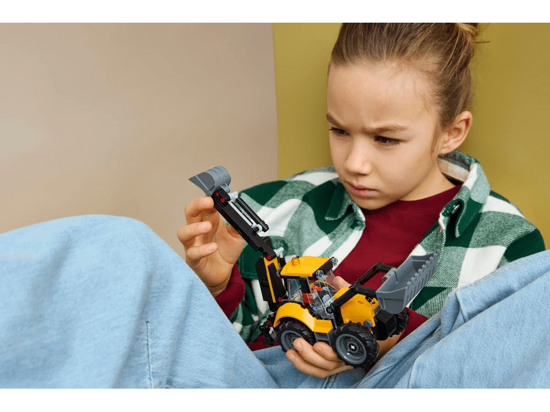LEGO® City Sárga árokásó-rakodó (60480)