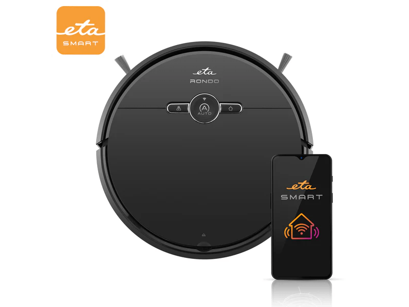 Eta Rondo Robotporszívó, fekete