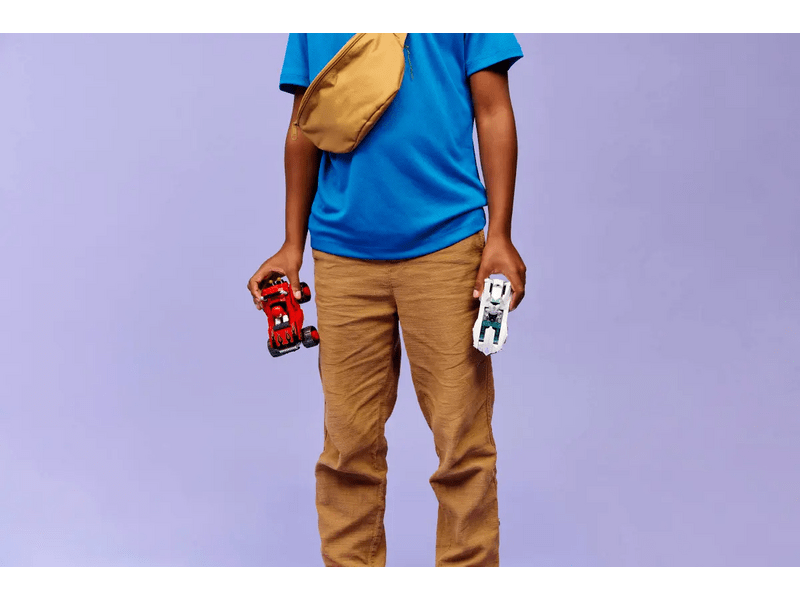 LEGO® Sonic the Hedgehog™ Silver autója Knuckles monster truckja ellen (77118)