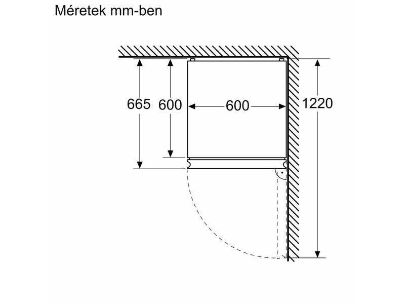 Bosch KGN392LAG Alulfagyasztós kombinált hűtőszekrény