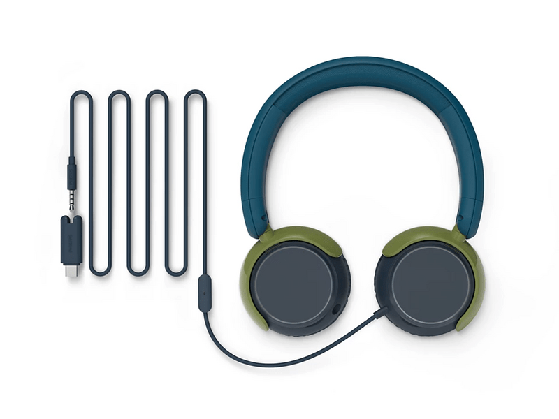Philips TAK2000CT/00 Fejhallgató gyerekeknek, kékeszöld