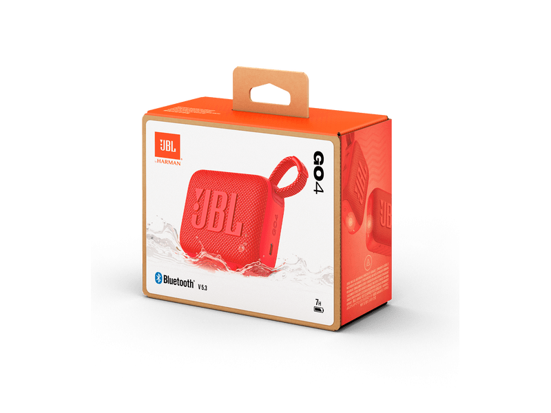 JBL Go 4 Bluetooth hangszóró, piros