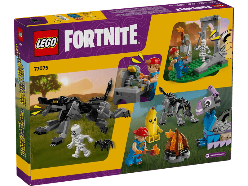 LEGO® Fortnite® Peely és Sparkplug táborhelye (77075)