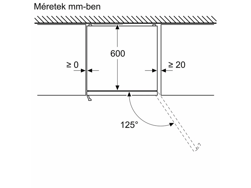 Bosch KGN49OCAF Alulfagyasztós kombinált hűtőszekrény