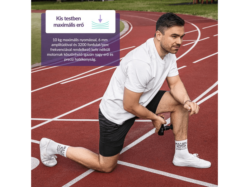 Masszázspisztoly metal