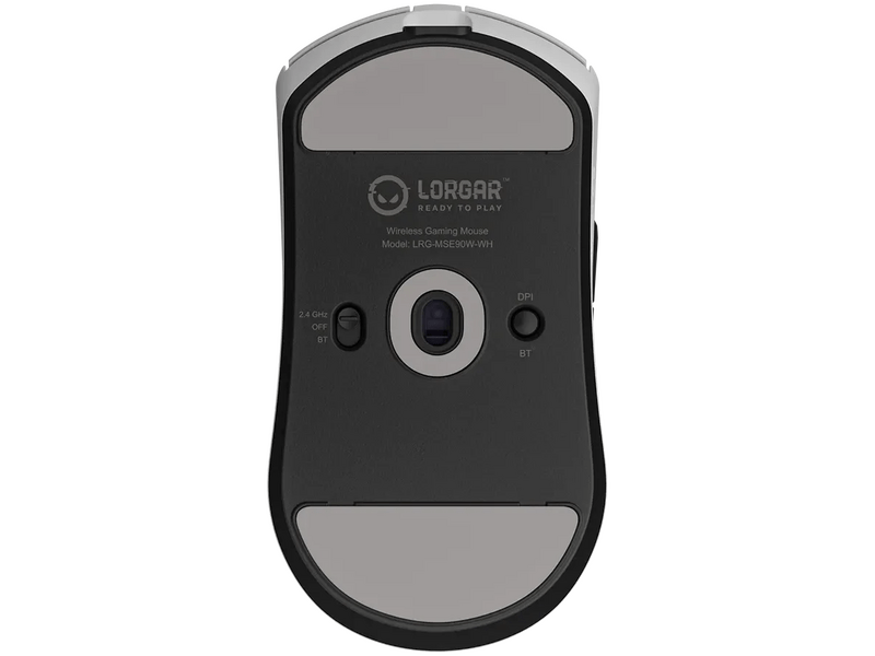 Lorgar MSE90W Gamer egér, fehér (LRG-MSE90W-WH)