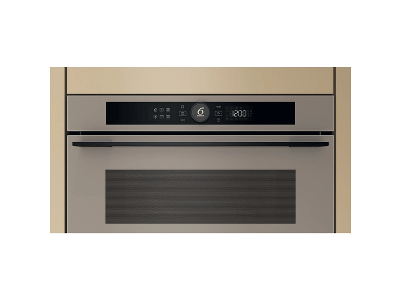 Whirlpool WOI5S8PM2SEA Beépíthető sütő + Whirlpool WMD54MBG Beépíthető mikrohullámú sütő, szatén