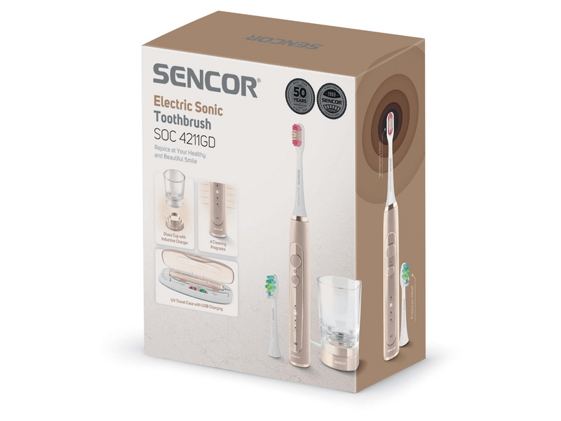 Sencor SOC 4211GD Szónikus fogkefe