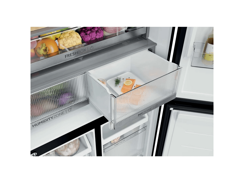 Haier HCKR7819DWGB Side by side hűtőszekrény