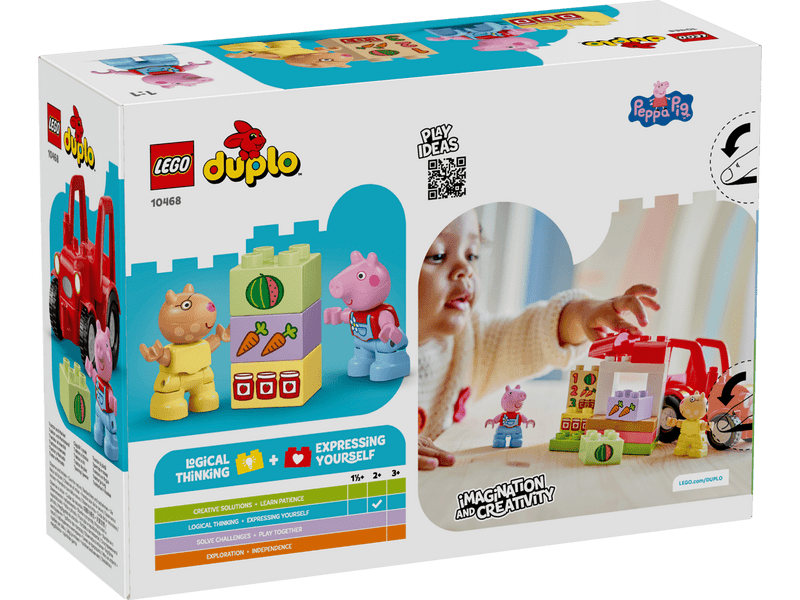 LEGO® DUPLO® Peppa malac Traktor és piac (10468)