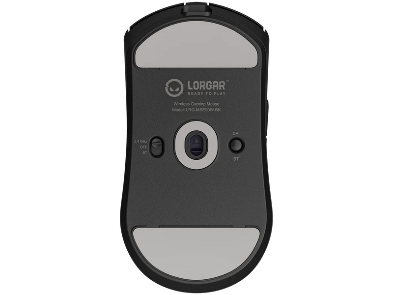Lorgar MSE90W Gamer egér, fekete (LRG-MSE90W-BK)