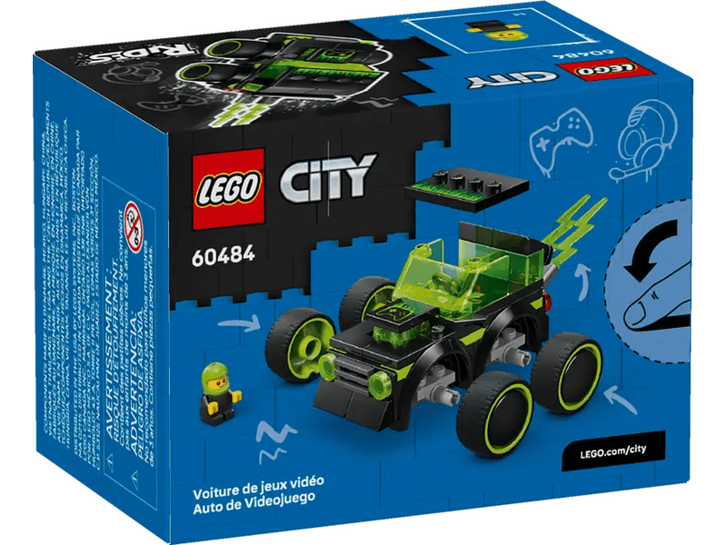 LEGO® City Járgányok – Gaming versenyautó játék (60484)
