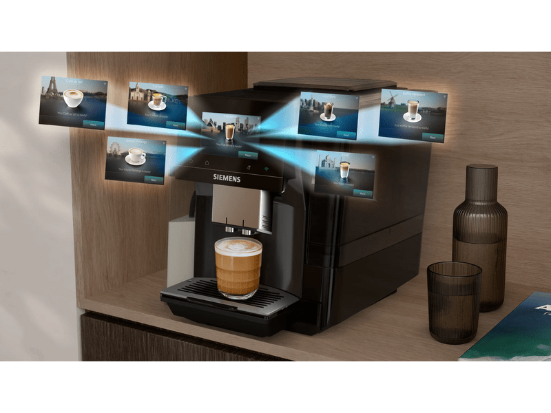 Siemens EQ700 iAroma Automata kávéfőző, fekete (TQ725E03)