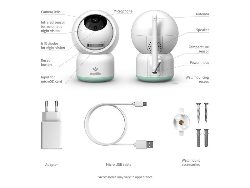 TrueLife NannyCam R3 pametni monitor za bebe
