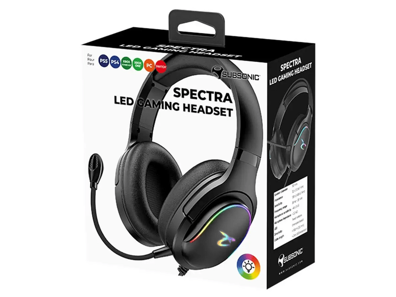 Subsonic Spectra Gaming headset, fekete (SA5684)