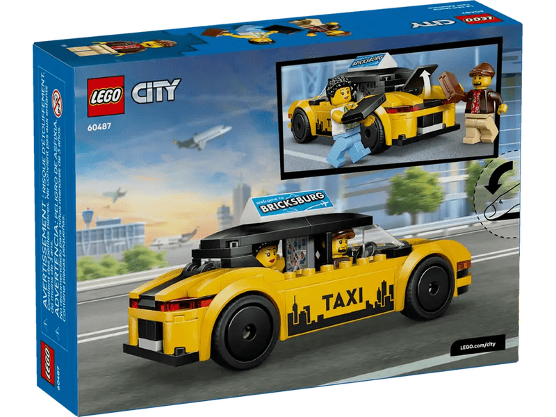 LEGO® City Sárga taxi (60487)