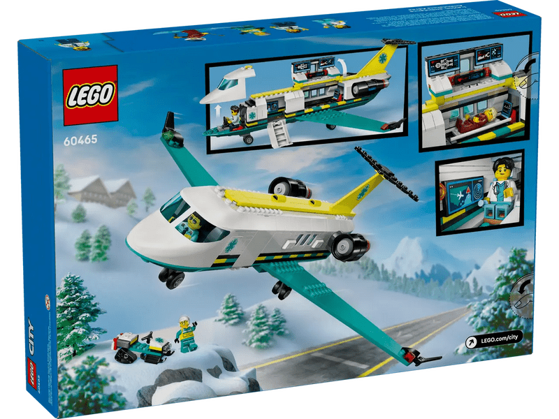 LEGO® City Sürgősségi mentőrepülőgép (60465)