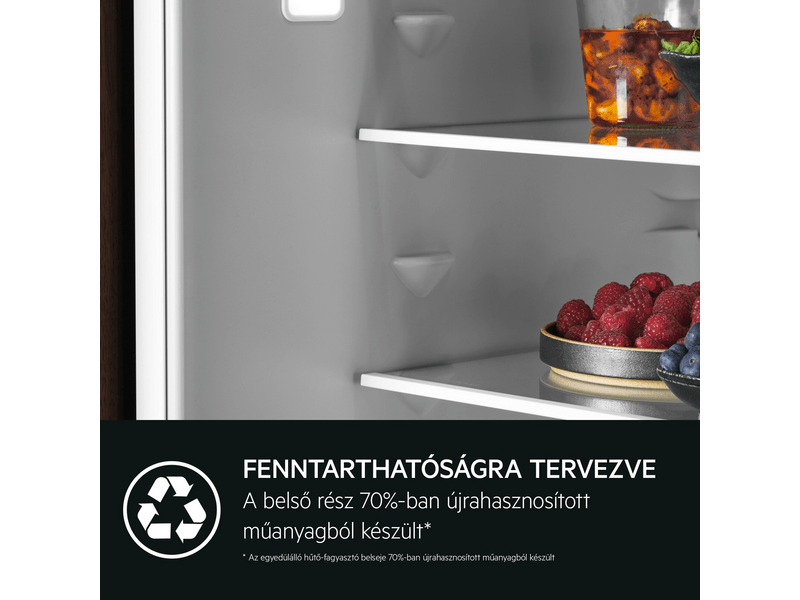 AEG TC7CS18GES Alulfagyasztós kombinált hűtő