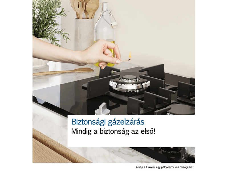 Bosch PGH6B5K90 Serie 4 Beépíthető gázfőzőlap