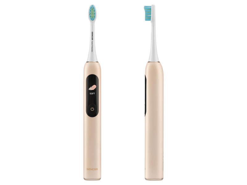 Sencor SOC 5011GD Intelligens szónikus fogkefe, arany
