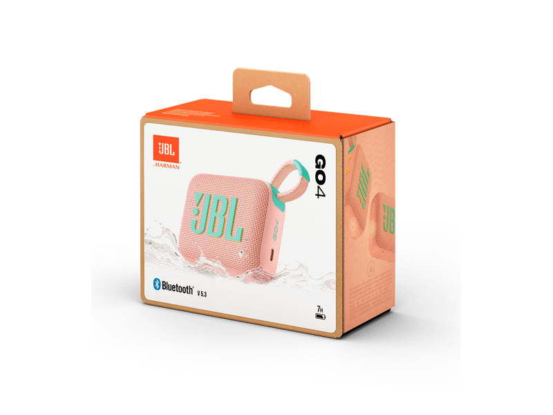 JBL Go 4 Bluetooth zvučnik, ružičasti