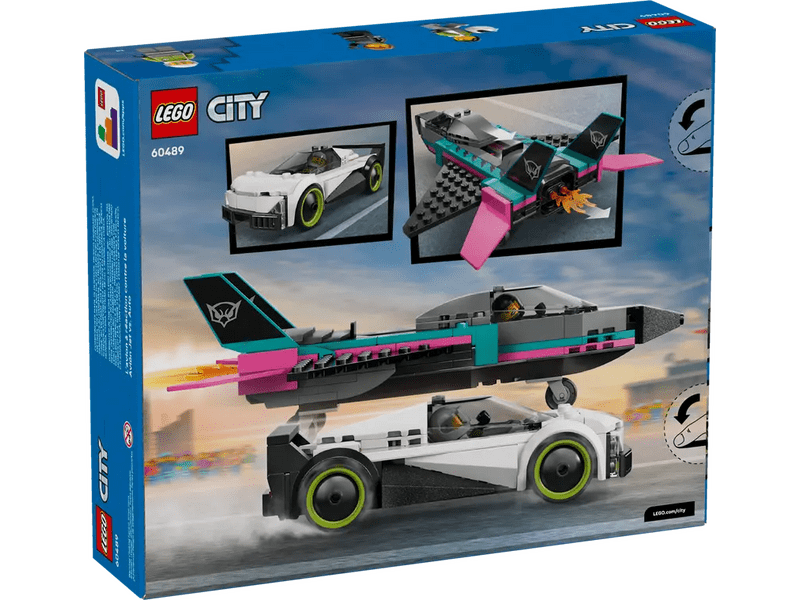 LEGO® City Repülő vs. autó (60489)