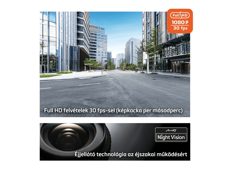 MIO MiVue C595WD - DUAL fedélzeti kamera