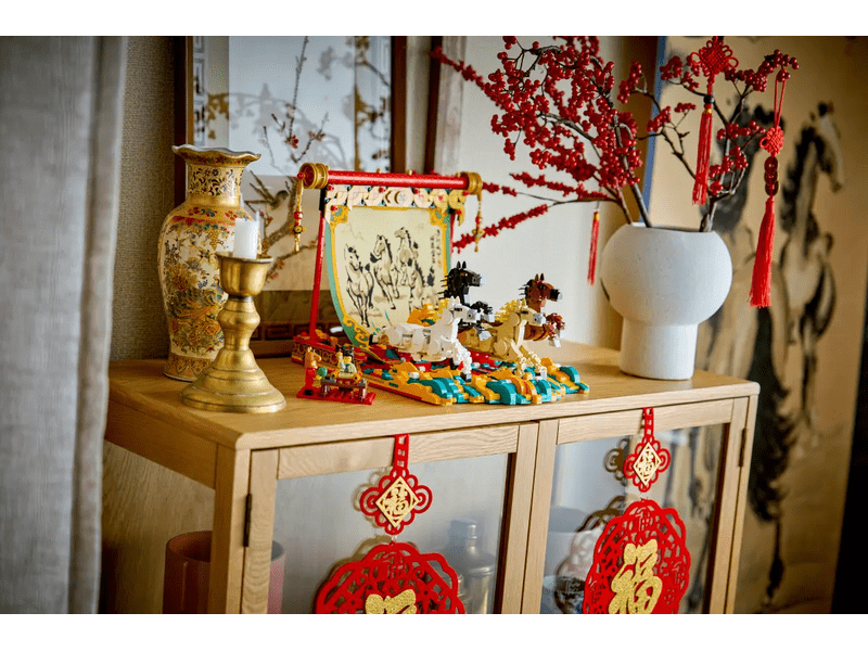 LEGO® Vágtázó lovakat ábrázoló festmény (80119)