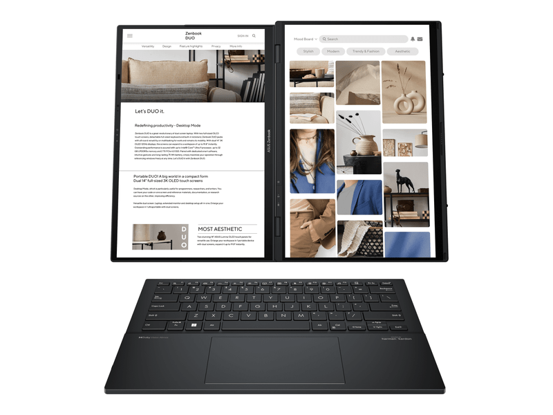 Asus Zenbook Duo UX8406CA-PZ144W Notebook + Win11 Home