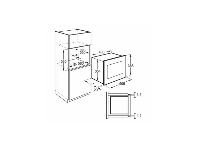 Electrolux EOD5F71Z + EIV644 + LMS4253TMK Beépíthető szett