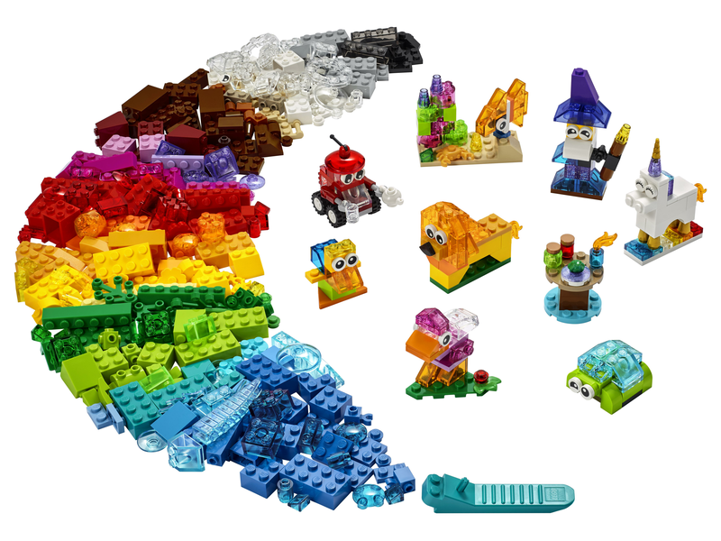 LEGO Classic Kreatív áttetsző kockák