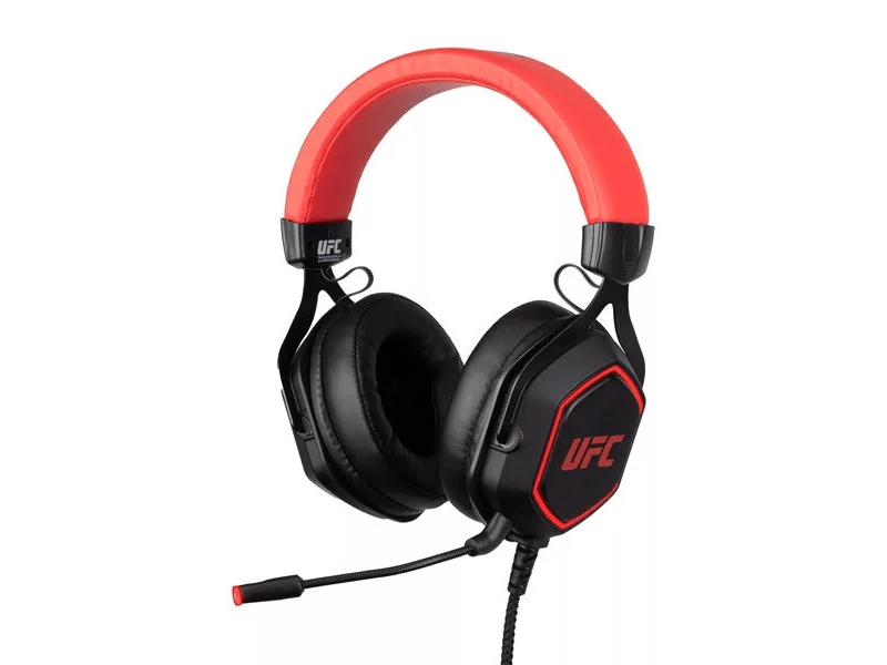 Konix UFC gaming headset, fekete-piros (KX-UFC-PGHR-PC)