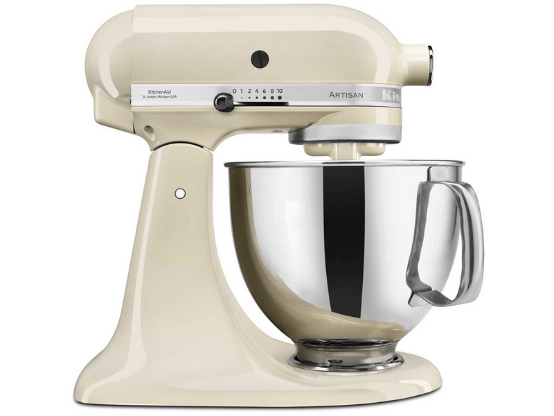 KitchenAid 5KSM125EAC Artisan konyhai robotgép, 4,8l, krém