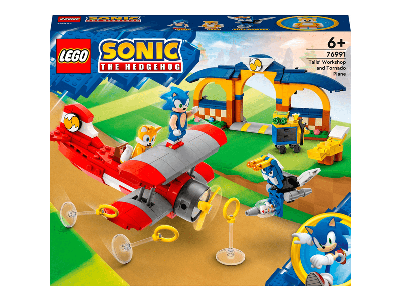LEGO® Sonic the Hedgehog™ Tails műhelye és Tornado repülőgépe (76991)