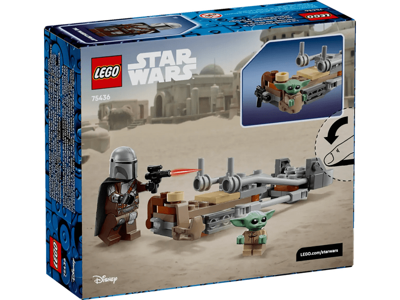 LEGO® Star Wars™ A Mandalóri és Grogu speeder bike-ja (75436)