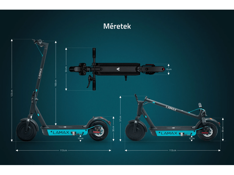 LAMAX eCruiser SC30 Elektromos roller