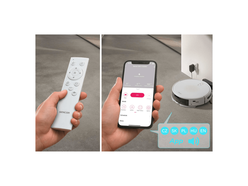 Sencor SRV 4150WH robotski usisavač, bijela boja