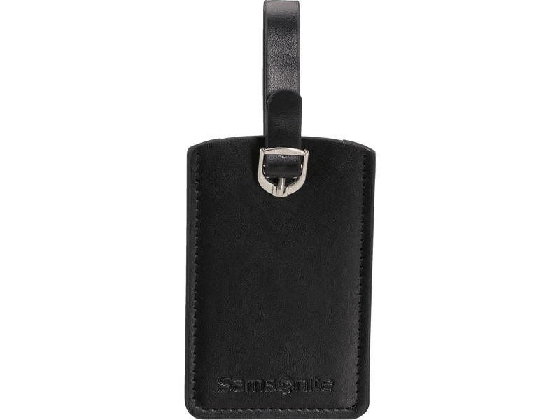 Samsonite 121307-1041 Bőröndcímke, 2 db, Fekete