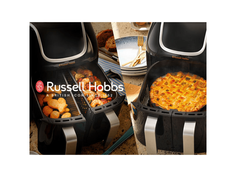 Russell Hobbs 27290-56 Satisfry Snappi Airfryer, 2 sütőtérrel