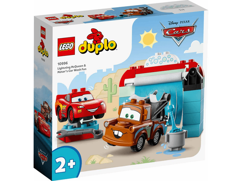 LEGO® DUPLO Villám McQueen és Matuka vidám autómosása (10996)