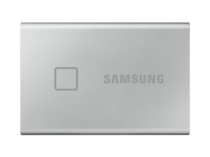 Samsung T7 Touch MU-PC2T0S Hordozható SSD, USB 3.2, 2TB, Ezüst